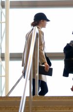 EMMA STONE at LAX Airport in Los Angeles 01/09/2017