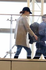 EMMA STONE at LAX Airport in Los Angeles 01/09/2017