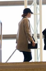 EMMA STONE at LAX Airport in Los Angeles 01/09/2017