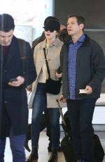 EMMA STONE at Roissy Airport in France 01/10/2017