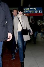 EMMA STONE at Roissy Airport in France 01/10/2017