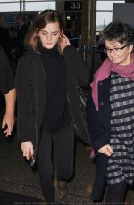 EMMA WATSON Arrives in Washington 01/20/2017