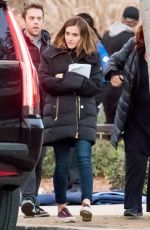 EMMA WATSON on the Set of 