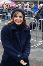EMMA WATSON Out and About in Washington 01/20/2017