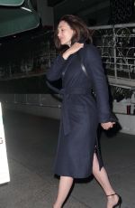 EMMY ROSSUM Leaves Madeo Restaurant in Los Angeles 01/29/2017