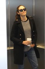 EMMY ROSSUM Out for Coffee in Beverly Hills 01/23/2017