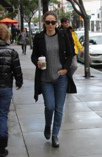 EMMY ROSSUM Out for Coffee in Beverly Hills 01/23/2017