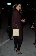 ENIKO PARRISH Leaves Sunset Towers Hotel in Los Angeles 01/27/2017