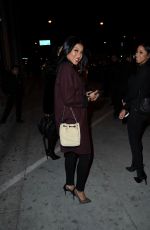 ENIKO PARRISH Leaves Sunset Towers Hotel in Los Angeles 01/27/2017