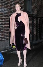 ERIN ANDREWS Arrives at Late Show with Stephen Colbert in New York 01/10/2017
