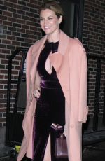 ERIN ANDREWS Arrives at Late Show with Stephen Colbert in New York 01/10/2017