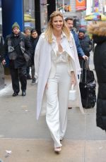 ERIN ANDREWS Leaves Good Morning America Studio in New York 01/10/2017