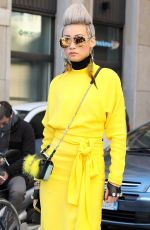 ESTHER QUEK Out and About in Milan 01/15/2017