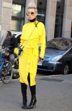 ESTHER QUEK Out and About in Milan 01/15/2017
