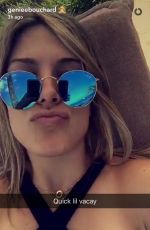 EUGENIE BOUCHARD in Bikini,  Snapchat Pictures 01/28/2017