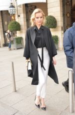 EVA HERZIGOVA Leaves Her Hotel in Paris 01/23/2017