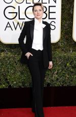 EVAN RACHEL WOOD at 74th Annual Golden Globe Awards in Beverly Hills 01/08/2017
