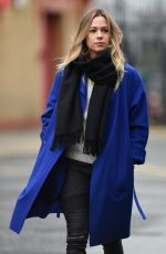 EVELINA KAMPH Arrives at Old Trafford in Manchester 01/15/2017