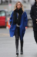 EVELINA KAMPH Arrives at Old Trafford in Manchester 01/15/2017