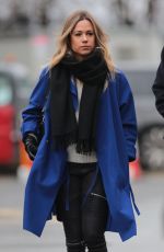 EVELINA KAMPH Arrives at Old Trafford in Manchester 01/15/2017