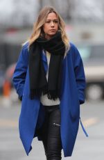 EVELINA KAMPH Arrives at Old Trafford in Manchester 01/15/2017