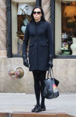 FAMKE JANSSEN Out and About in New York 01/20/2017
