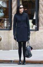 FAMKE JANSSEN Out and About in New York 01/20/2017