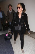 FELICITY HUFFMAN at Los Angeles International Airport 01/13/2017