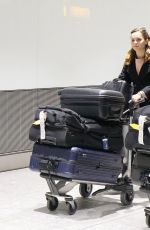FELICITY JONES Arrives at Heathrow Airport in London 01/16/2017