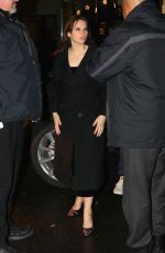 FELICITY JONES Arrives at Saturday Night Live Celebration in New York 01/14/2017