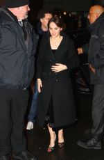 FELICITY JONES Arrives at Saturday Night Live Celebration in New York 01/14/2017