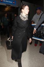 FELICITY JONES at Los Angeles International Airport 01/06/2017