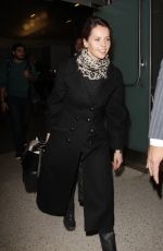 FELICITY JONES at Los Angeles International Airport 01/06/2017