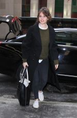 FELICITY JONES Out and About in New York 01/10/2017