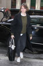 FELICITY JONES Out and About in New York 01/10/2017