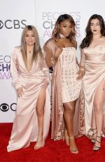 FIFTH HARMONY at 43rd Annual People’s Choice Awards in Los Angeles 01/18/2017