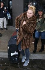 FLORENCE PUGH Arrives in Salt Lake City 01/20/2017