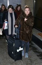 FLORENCE PUGH Arrives in Salt Lake City 01/20/2017