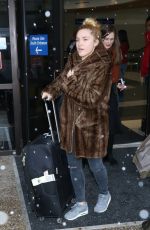 FLORENCE PUGH Arrives in Salt Lake City 01/20/2017