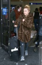 FLORENCE PUGH Arrives in Salt Lake City 01/20/2017