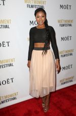 GABRIELLE DENNIS at Moet Moment Pre Golden Globe Party in Los Angeles 01/04/2017