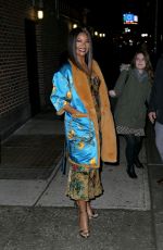 GABRIELLE UNION Leaves Late Show with Stephen Colbert in New York 01/11/2017