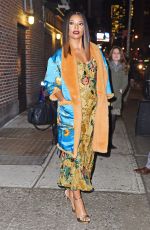 GABRIELLE UNION Leaves Late Show with Stephen Colbert in New York 01/11/2017