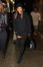 GABRIELLE UNION Night Out in New York 01/10/2017