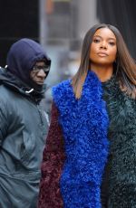 GABRIELLE UNION Out and About in New York 01/10/2017
