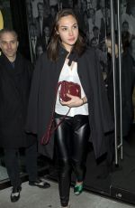 GAL GADOT at Catch LA in West Hollywood 01/28/2017