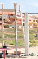 GEMMA ATKINSON Working Out at a Beach in Cape Verde 01/09/2017