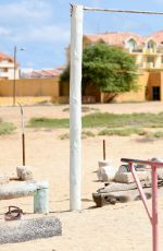 GEMMA ATKINSON Working Out at a Beach in Cape Verde 01/09/2017