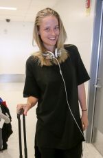 GENEVIEVE MORTON at LAX Airport in Los Angeles 12/27/2016