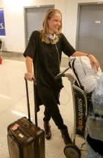 GENEVIEVE MORTON at LAX Airport in Los Angeles 12/27/2016